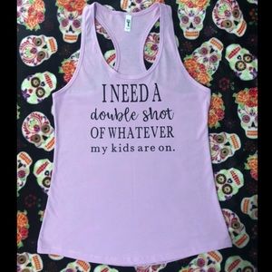 Tank top with htv